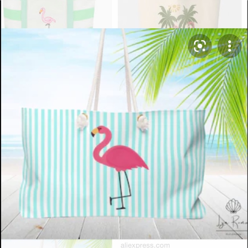 Flamingo tote bag